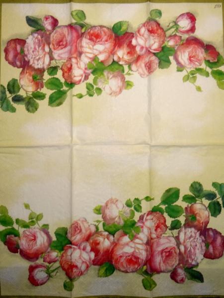 167 Roses - 3-ply (cream)